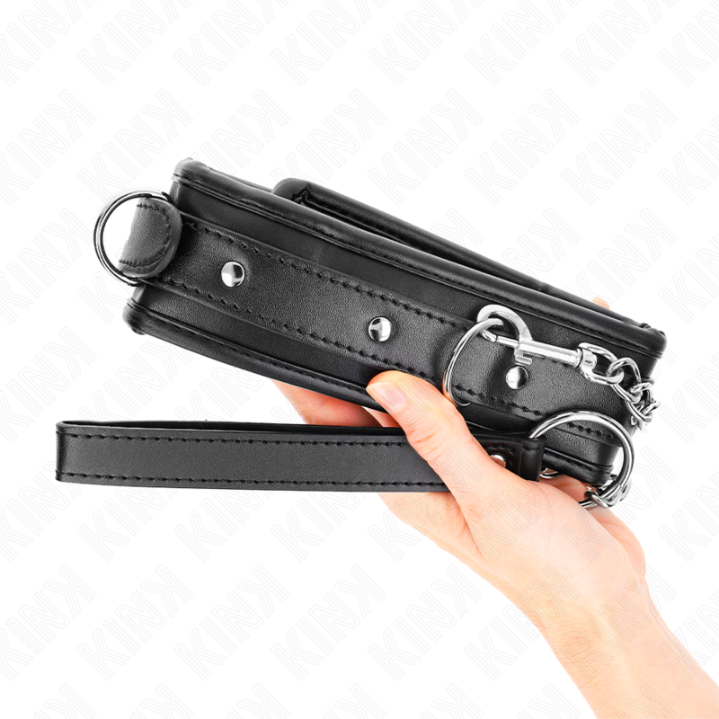 Adjustable Bondage Collar & Chain Belt