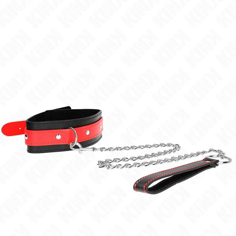 Adjustable Red Bondage Collar Necklace