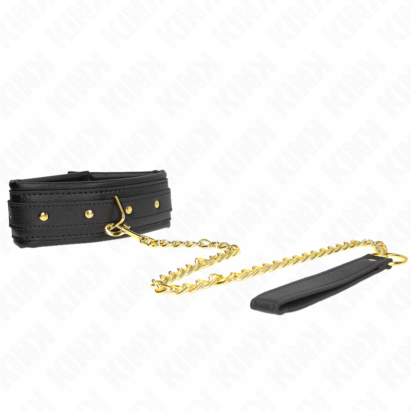 Adjustable Leather Bondage Collar (37-54cm)