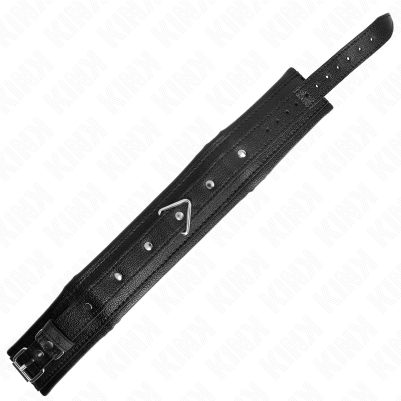 Adjustable Leather Bondage Collar (37-54cm)