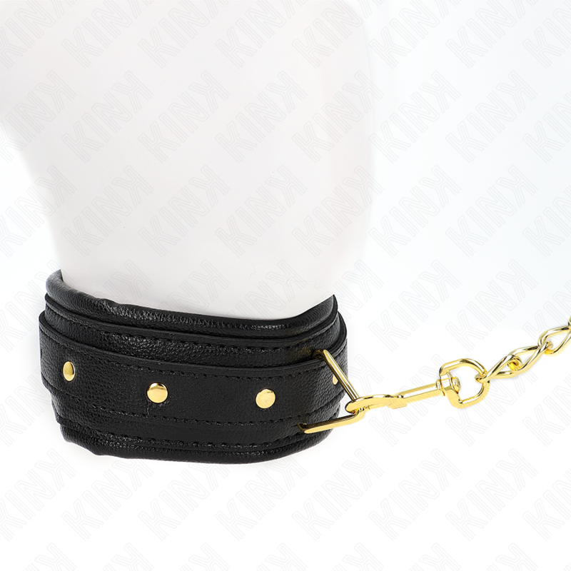 Adjustable Leather Bondage Collar (37-54cm)