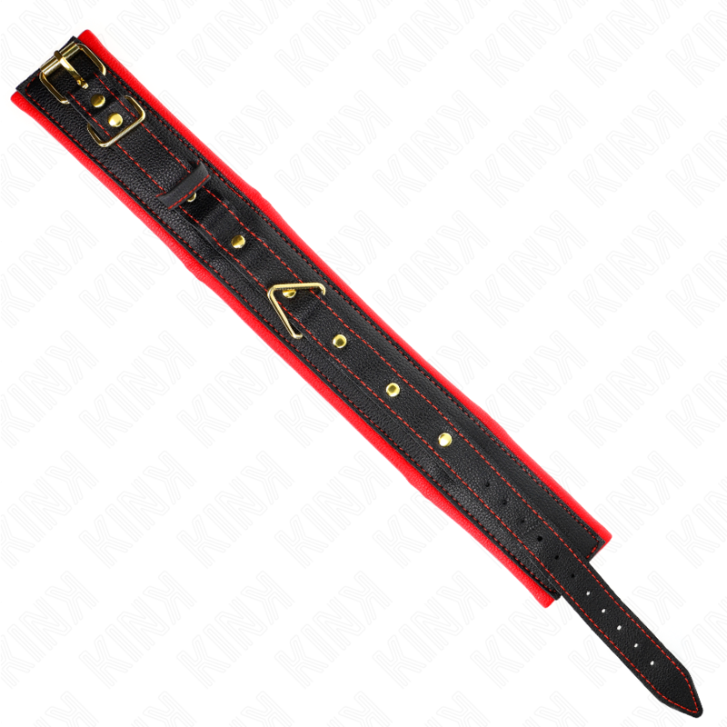 Adjustable Leather Bondage Collar - Model 2