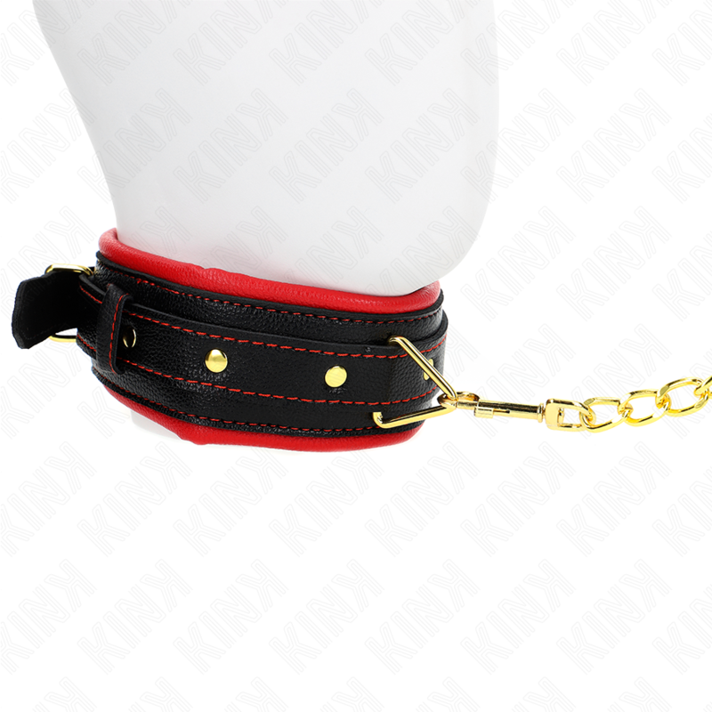 Adjustable Leather Bondage Collar - Model 2