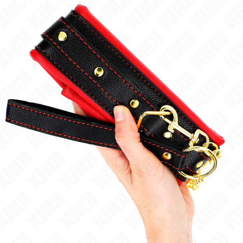 Adjustable Leather Bondage Collar - Model 2