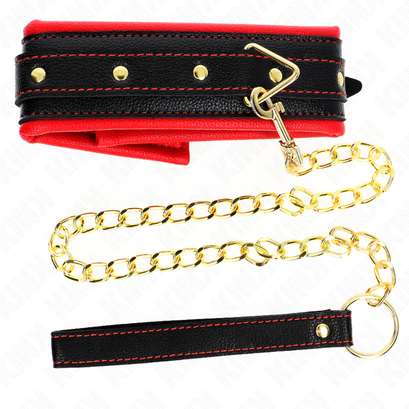 Adjustable Leather Bondage Collar - Model 2