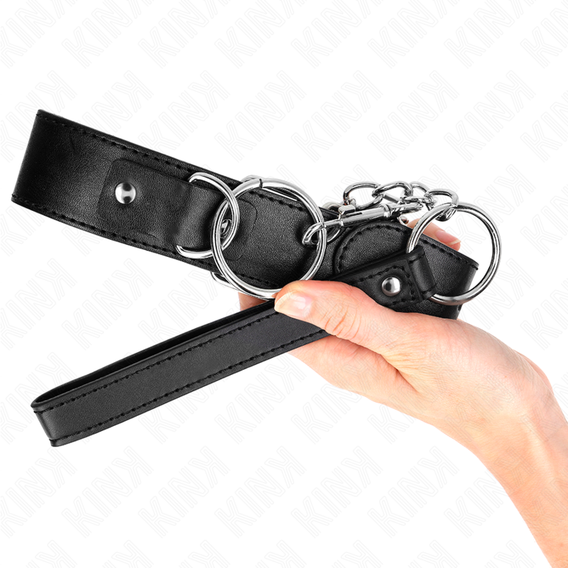 Adjustable Bondage Collar with Leash Model 4