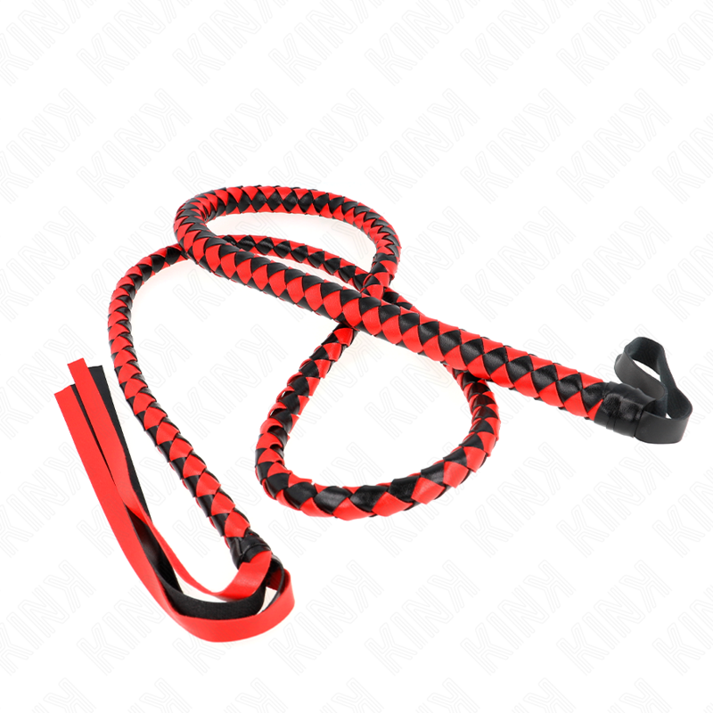Red Snake Whip - 210cm Bondage Toy