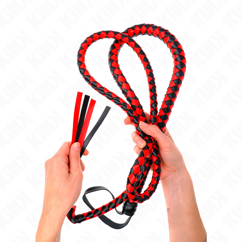 Red Snake Whip - 210cm Bondage Toy