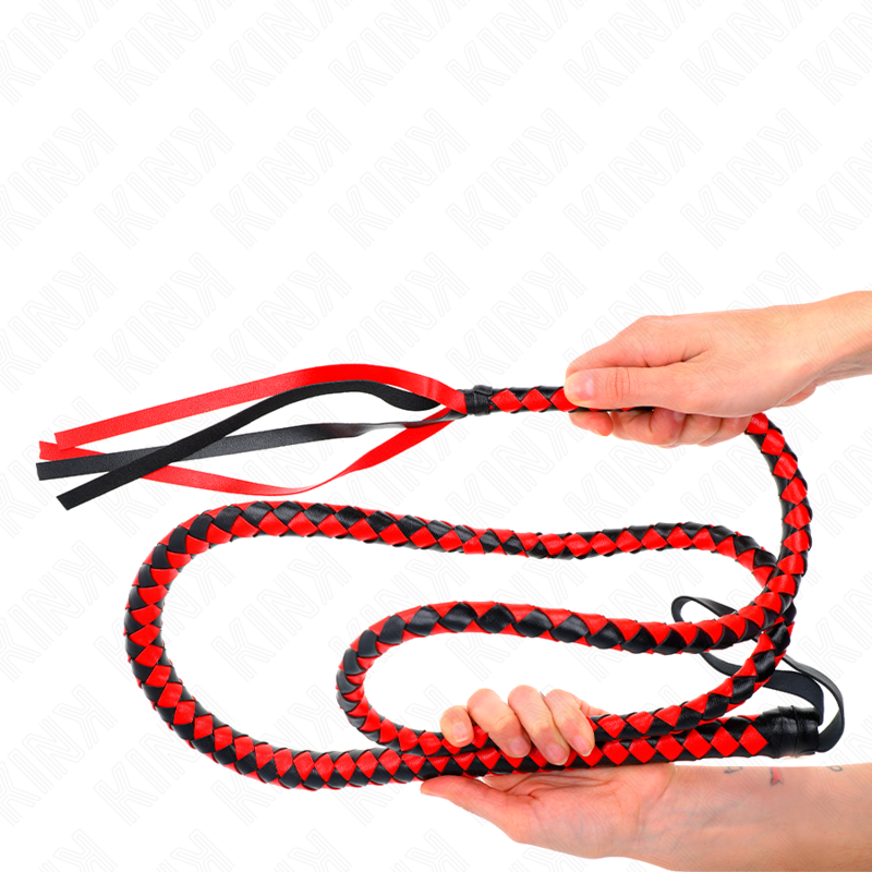 Red Snake Whip - 210cm Bondage Toy