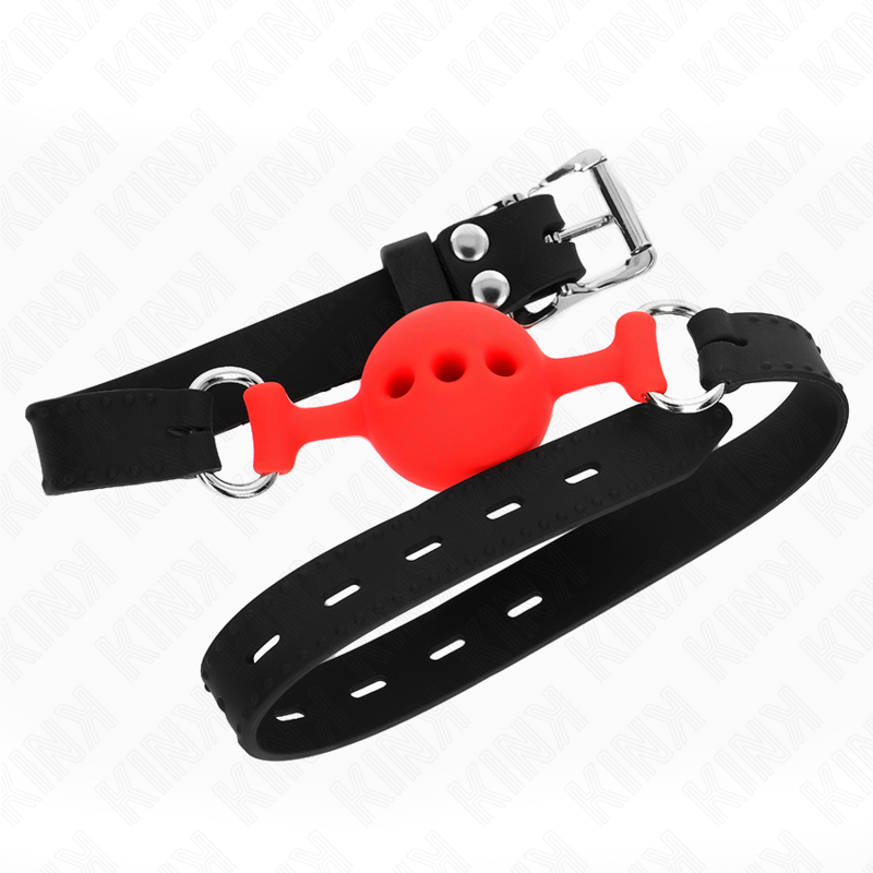 Full Silicone Ball Gag - Red (S Size)