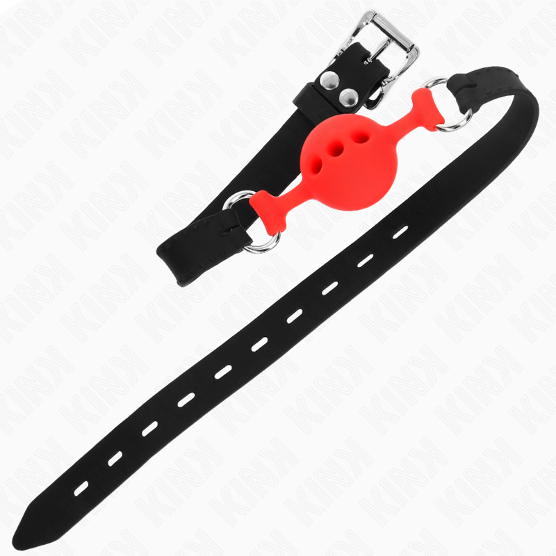 Full Silicone Ball Gag - Red (S Size)