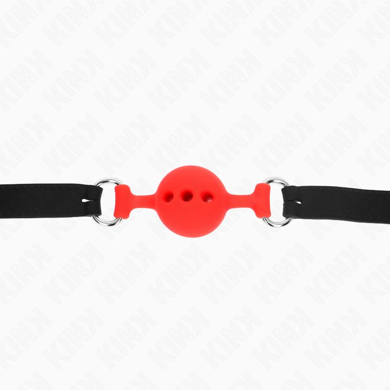 Full Silicone Ball Gag - Red (S Size)