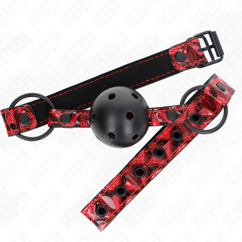 Diamond Pattern Ball Gag 4.5 CM Adjustable