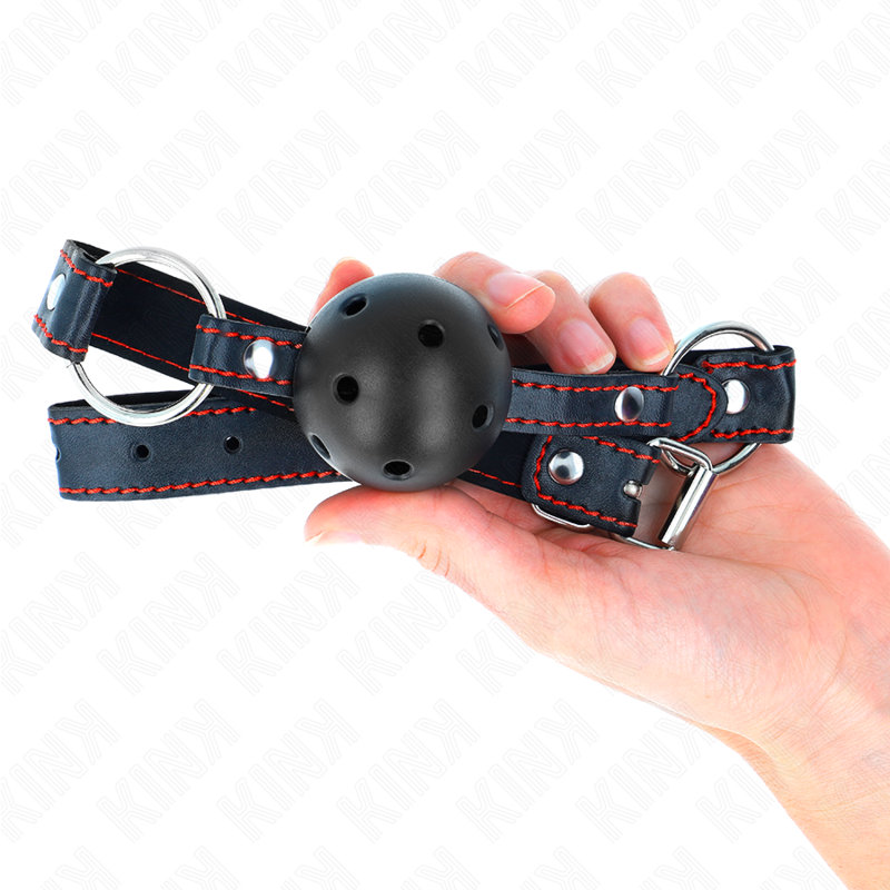 Hard Hollow Ball Gag Model 2 - Black