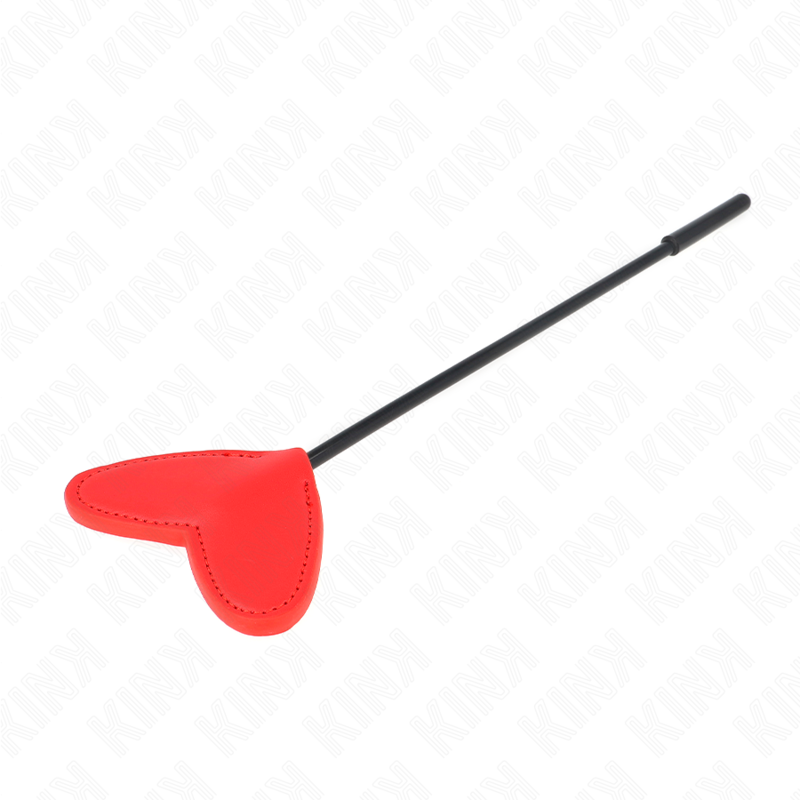 Paleta de Bondage en Forma de Corazón Rojo 33cm