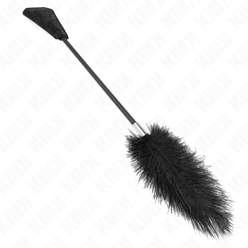 Plumero de Plumas de Avestruz con Encaje 56 cm
