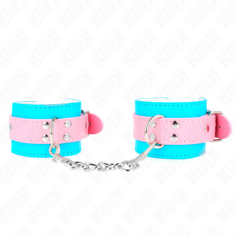 Adjustable Wrist Restraints - Blue/Pink