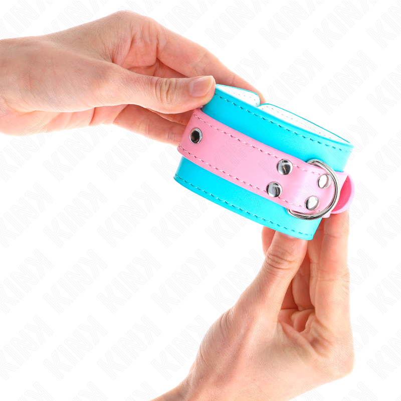 Adjustable Wrist Restraints - Blue/Pink