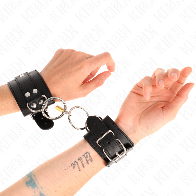 Black Adjustable O-Ring Wrist Restraints