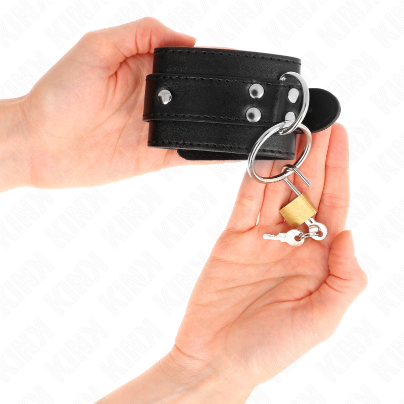 Black Adjustable O-Ring Wrist Restraints