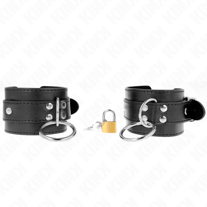 Black Adjustable O-Ring Wrist Restraints