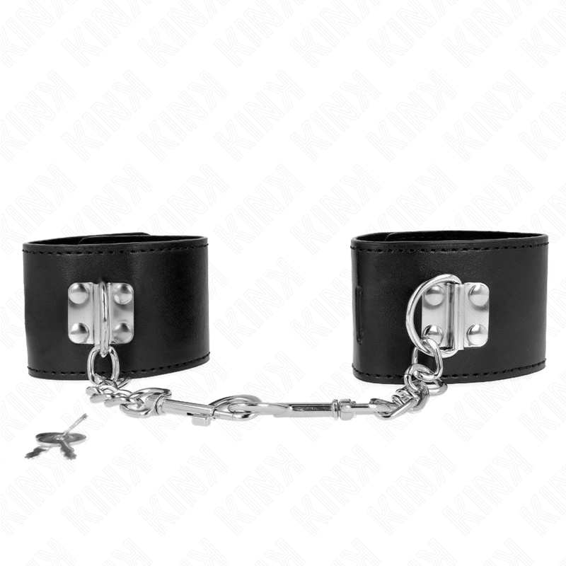 Black Adjustable Wrist Restraints with Lock