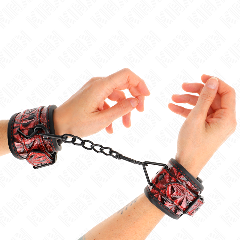 Diamond Pattern Adjustable Wrist Restraints