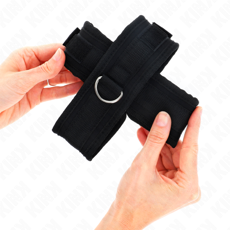Black Cross Restraint Cuffs