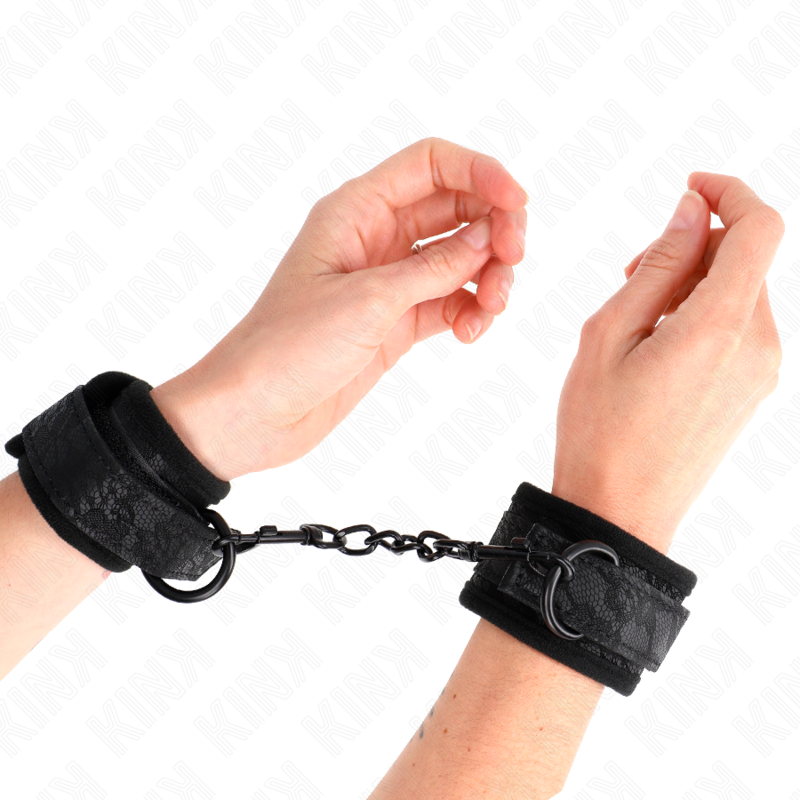 Lace Covered Neoprene Wrist Cuffs