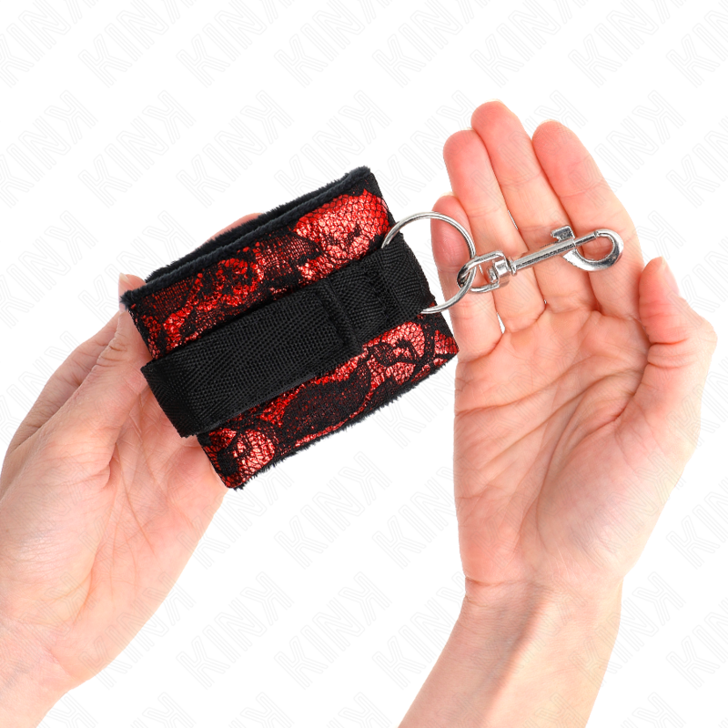 Esposas para Muñecas Rojo-Negro Scandal