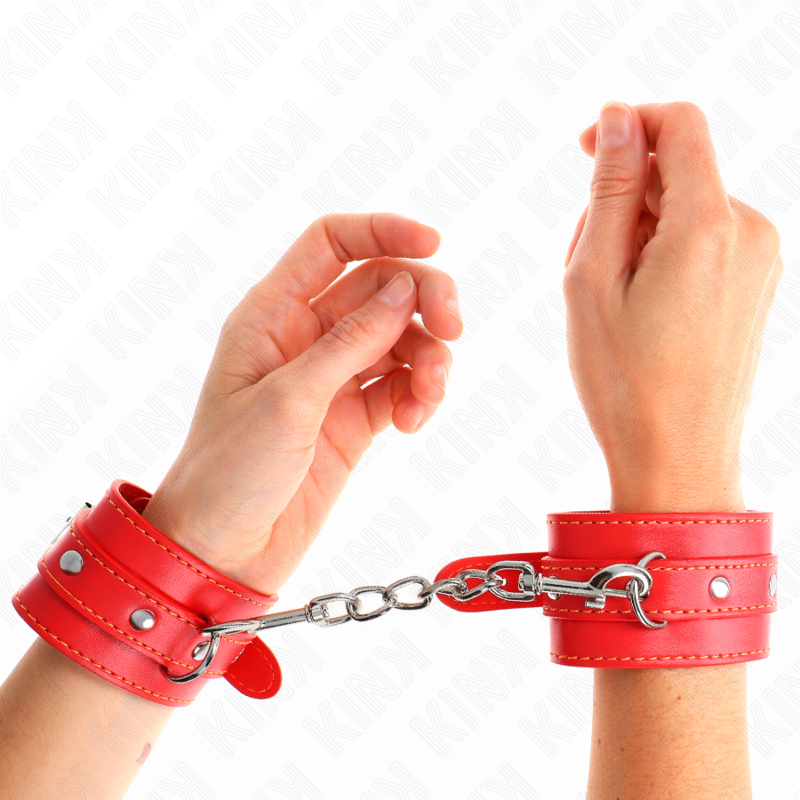 Red Adjustable Wrist Restraints