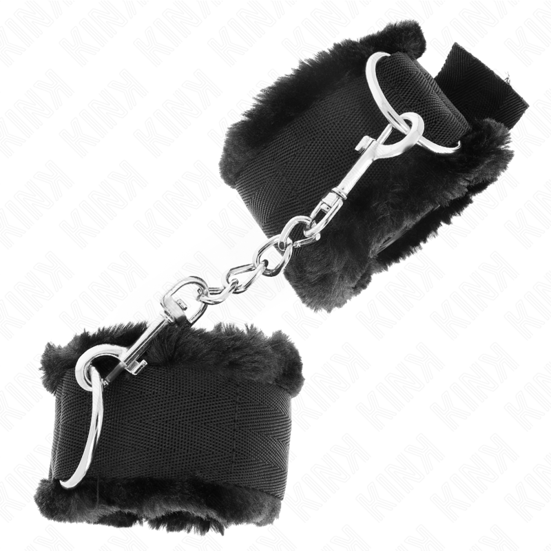 Plush Fur-Lined Adjustable Wrist Restraints