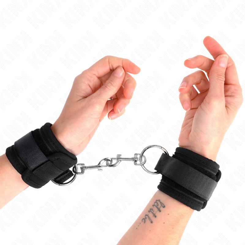 Adjustable Black Wrist Restraints