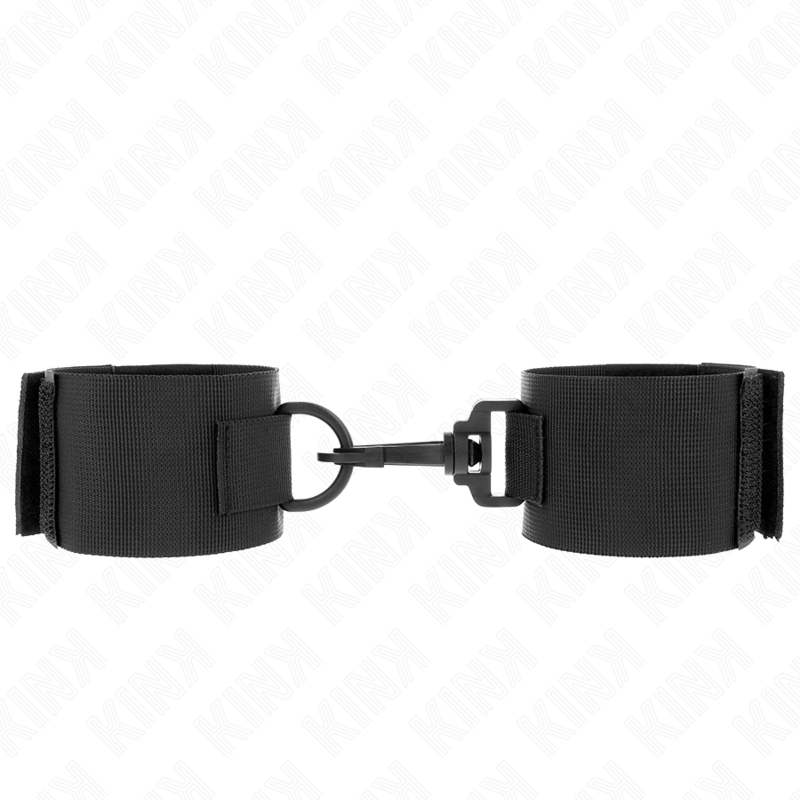 Elegant Black Nylon Wrist Restraints