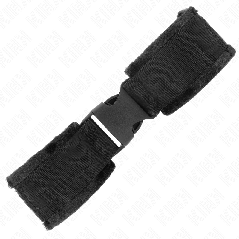 Adjustable Nylon Wrist Restraints Red-Black