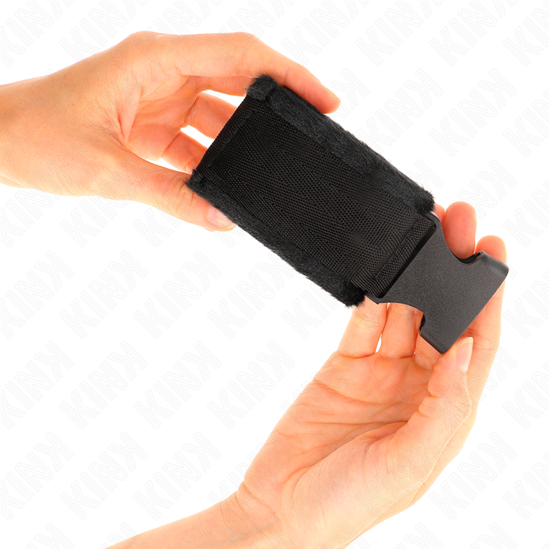 Adjustable Nylon Wrist Restraints Red-Black