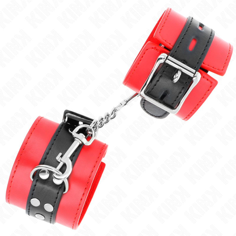 Adjustable Red Wrist Restraints