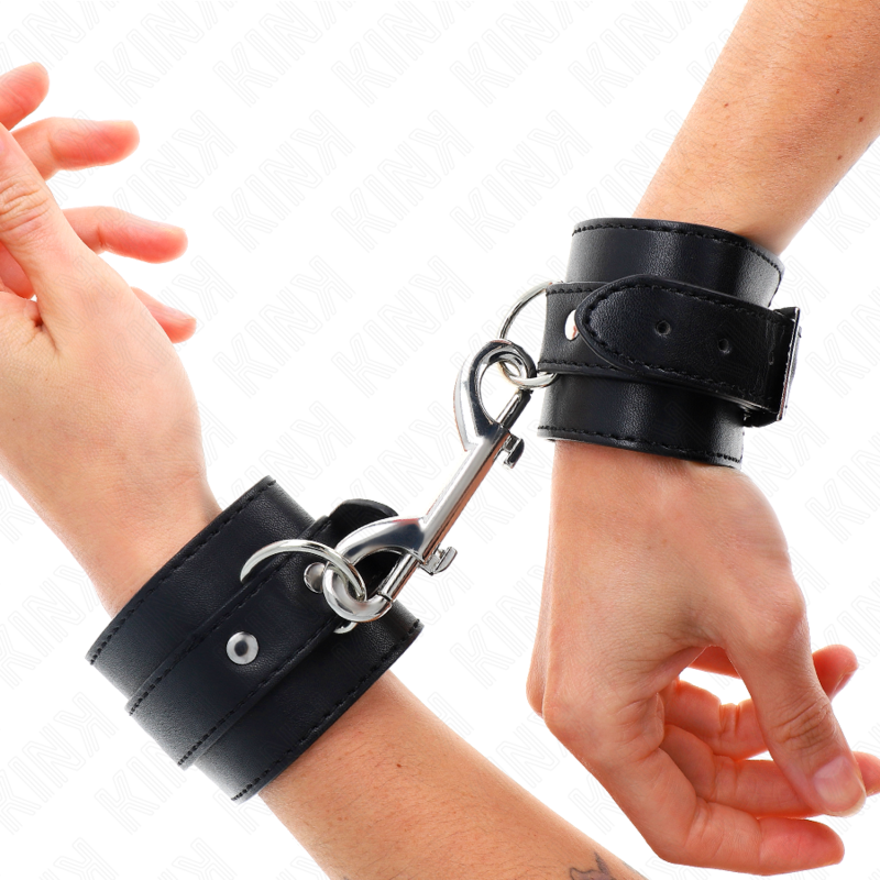 Adjustable Black Wrist Restraints