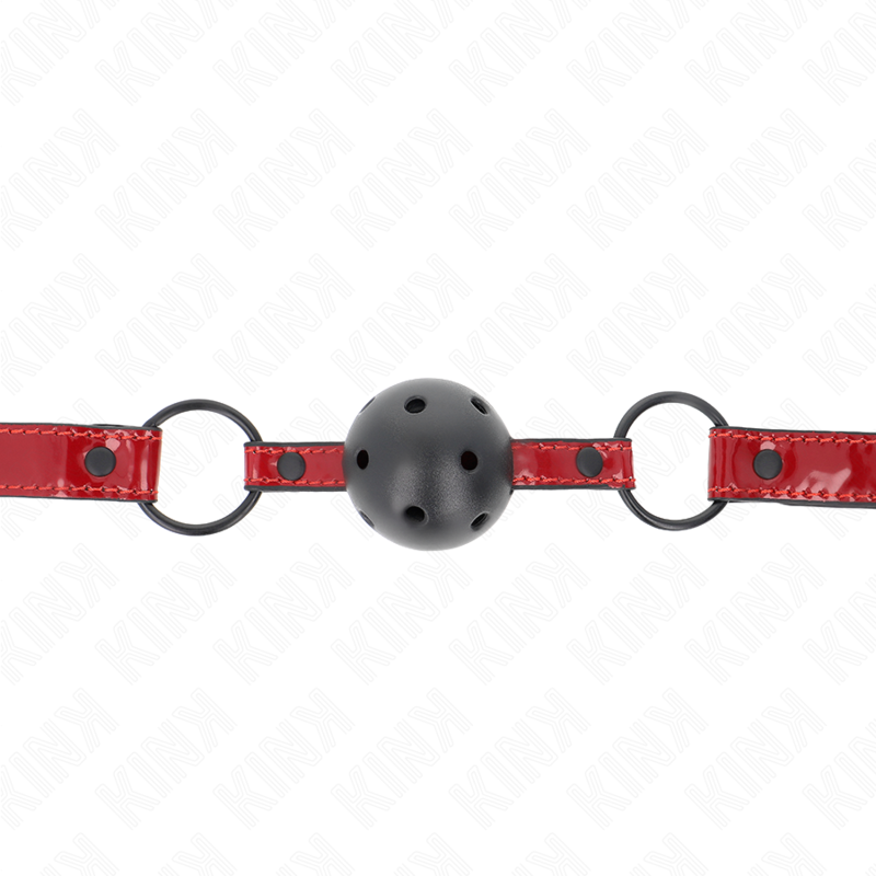 Adjustable Leatherette Ball Gag 4.5cm