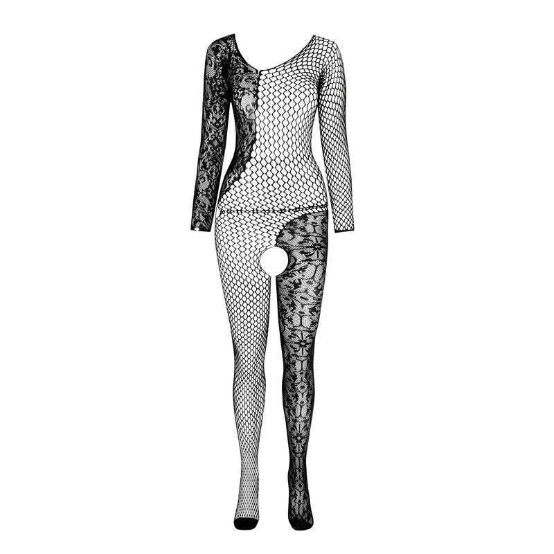 BS 107 White Seductive Bodystocking