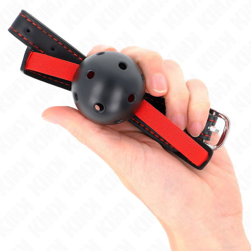 Hollow Mouth Gag With Elastic Belt