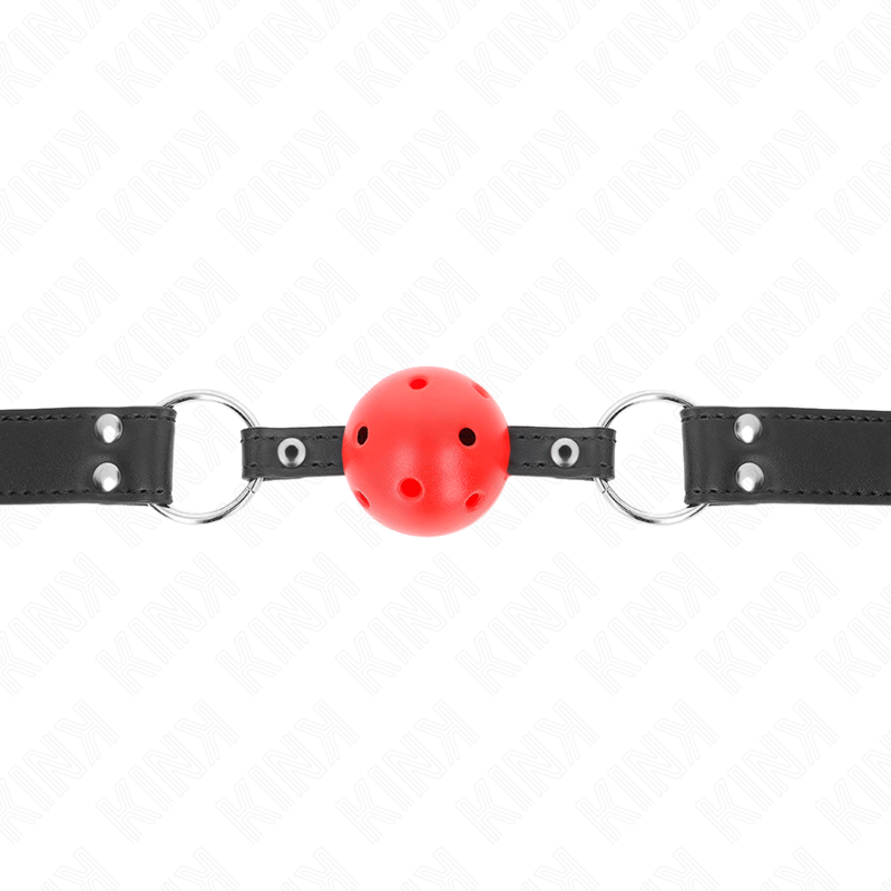 Breathable 4cm Ball Gag with Leather Strap