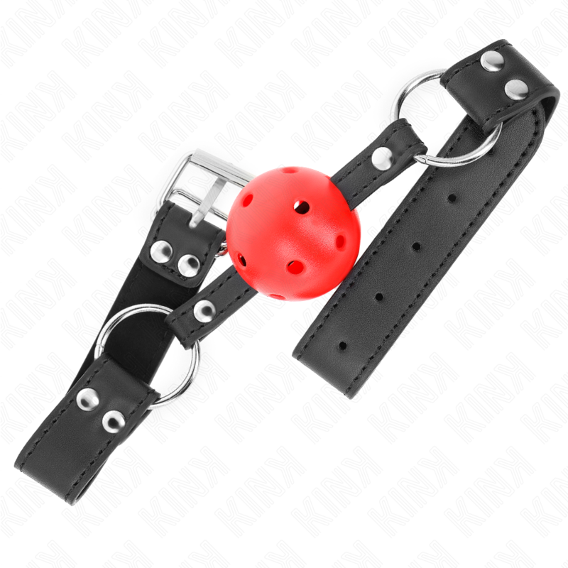 Breathable 4cm Ball Gag with Leather Strap