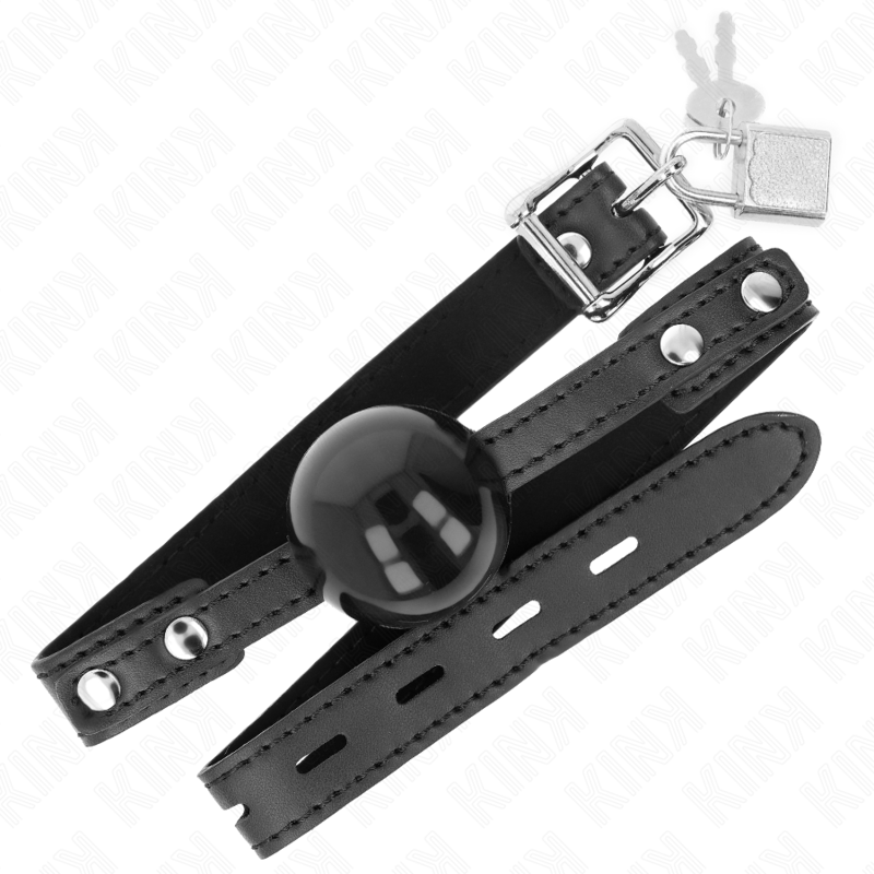 Adjustable Ball Gag with 4cm Soft TPE Ball