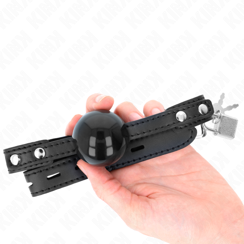 Adjustable Ball Gag with 4cm Soft TPE Ball