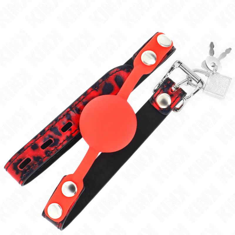 Model 2 Silicone Ball Gag With Lock