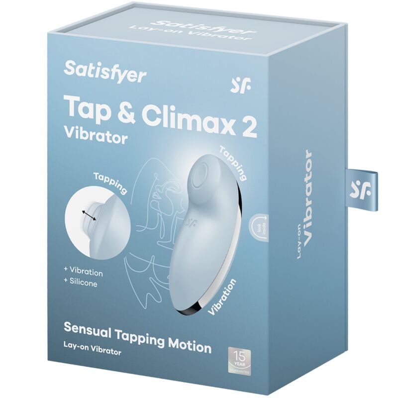 Tap & Climax 2 Vibrator & Stimulator Blue