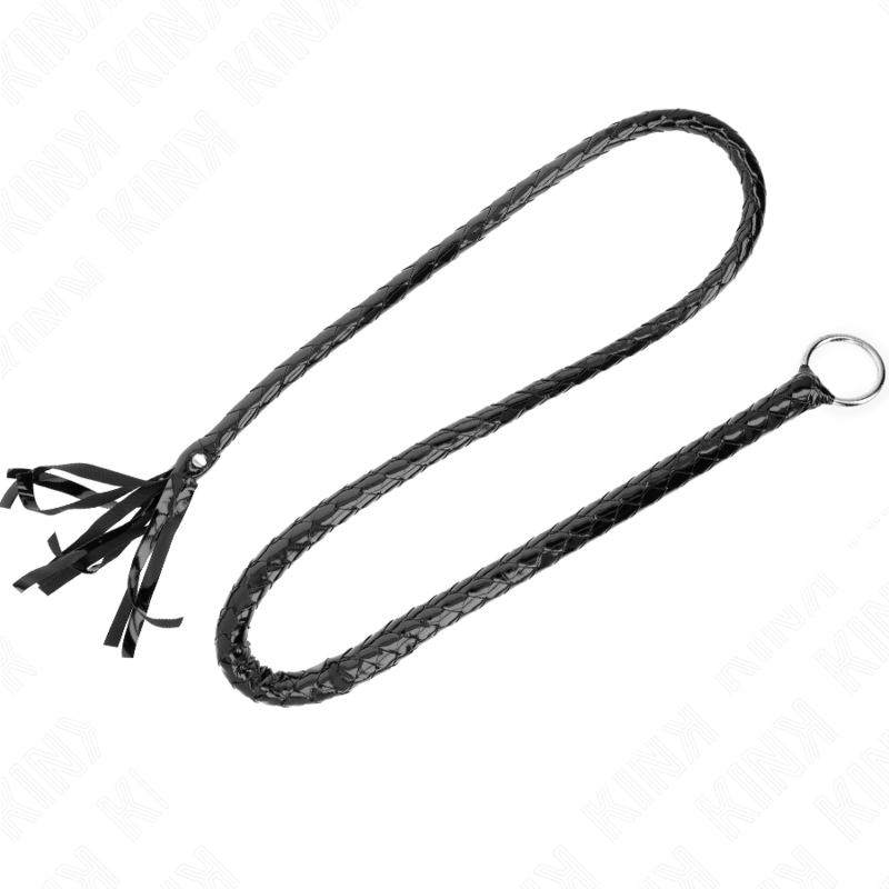 Sensual Long Shiny PVC Whip 138cm