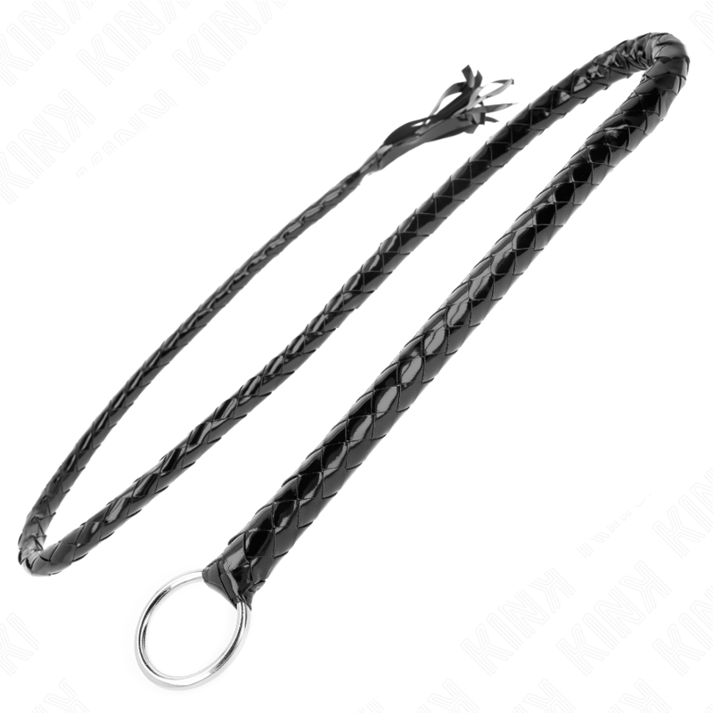 Sensual Long Shiny PVC Whip 138cm