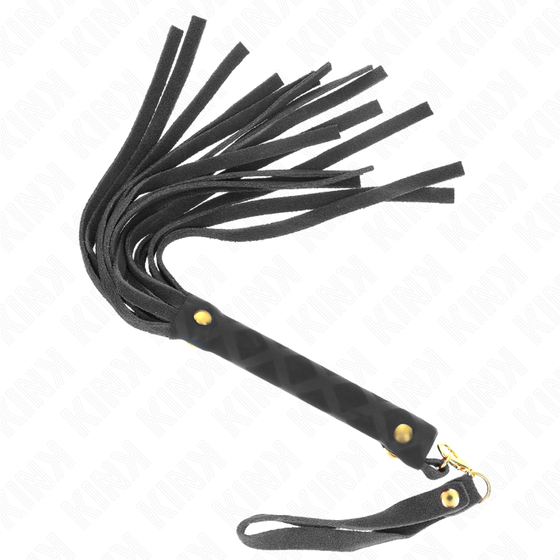 Black Suede Mini Whip - 30cm